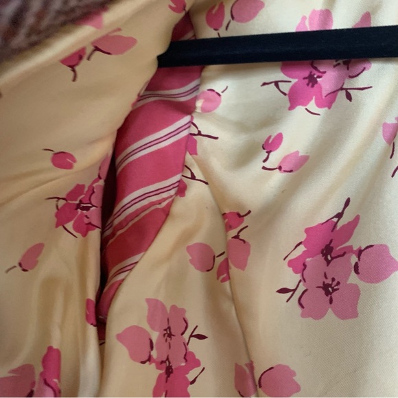 Vintage Abercrombie & Fitch Wool Silk Herringbone Blazer Y2K Retro Work Medium - Picture 10 of 10